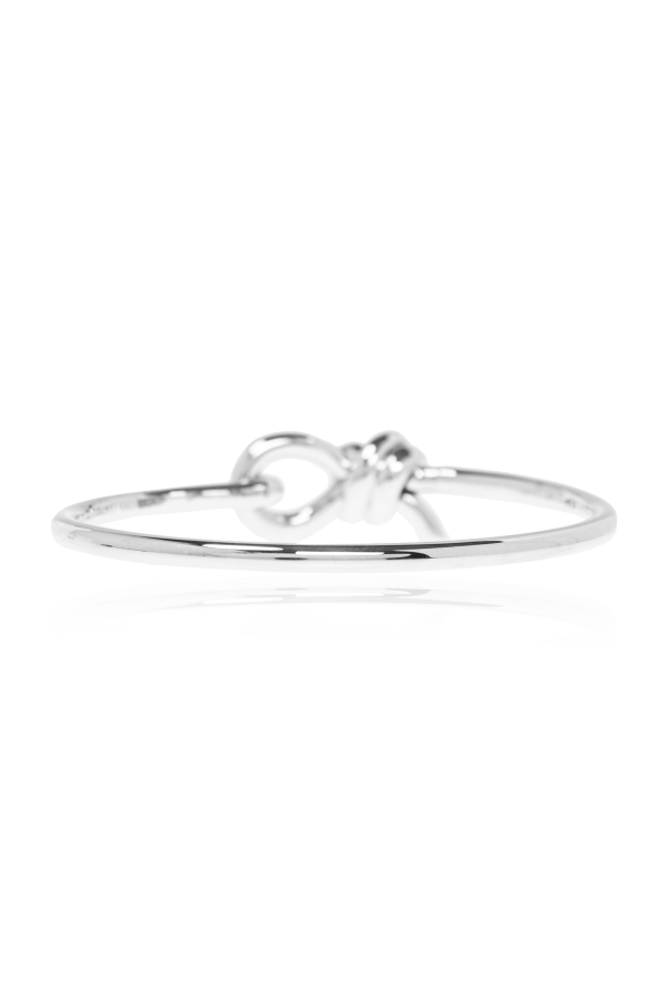 美品 BOTTEGA VENETA KNOT CUFF BRACELET Knot gold-plated sterling silver bracelet in gold - Bottega